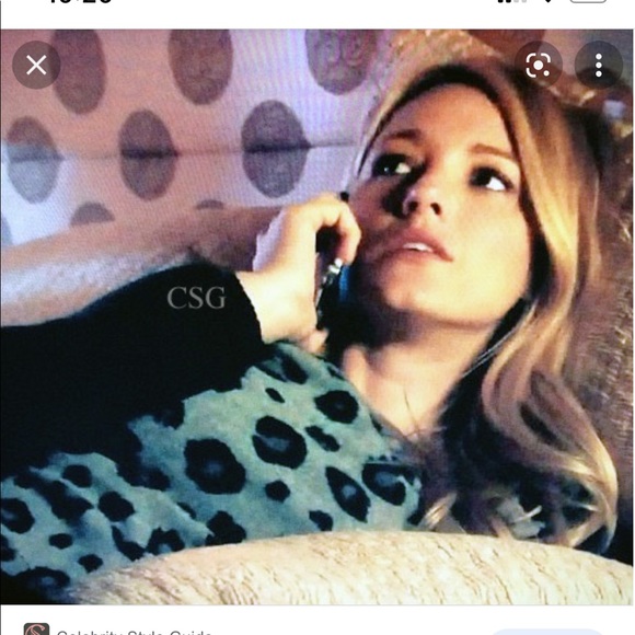 Rebecca Taylor Sweaters - Rebecca Taylor Blocked Leopard print sweater aso Serena Van Der Woodsen Alt